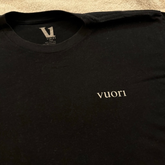 Vuori Lines Tee - Black - Large - Picture 2 of 3